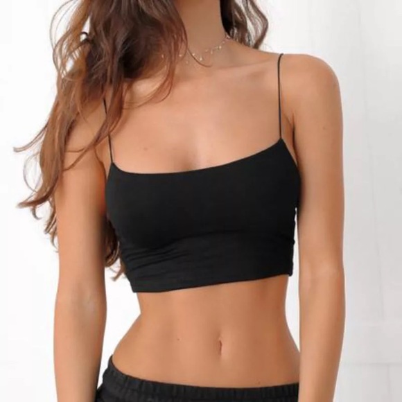 Spaghetti strap crop top - Picture 2 of 6
